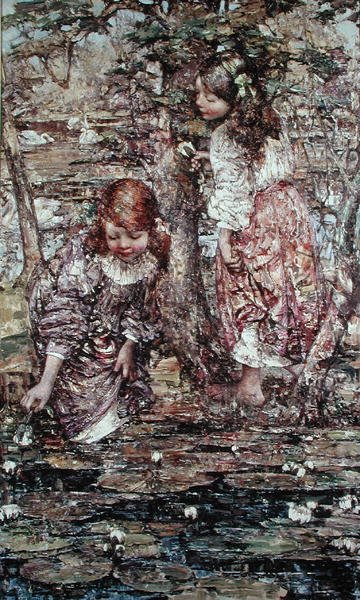 Zambaklar Toplama by Edward Atkinson Hornel