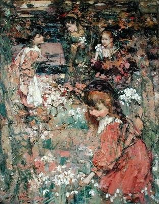 Baharın Uyanışı by Edward Atkinson Hornel