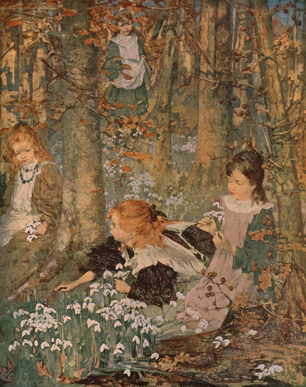 Baharın Gelişi, 1899, c1930. by Edward Atkinson Hornel