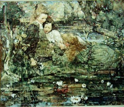 Zambak Göleti by Edward Atkinson Hornel