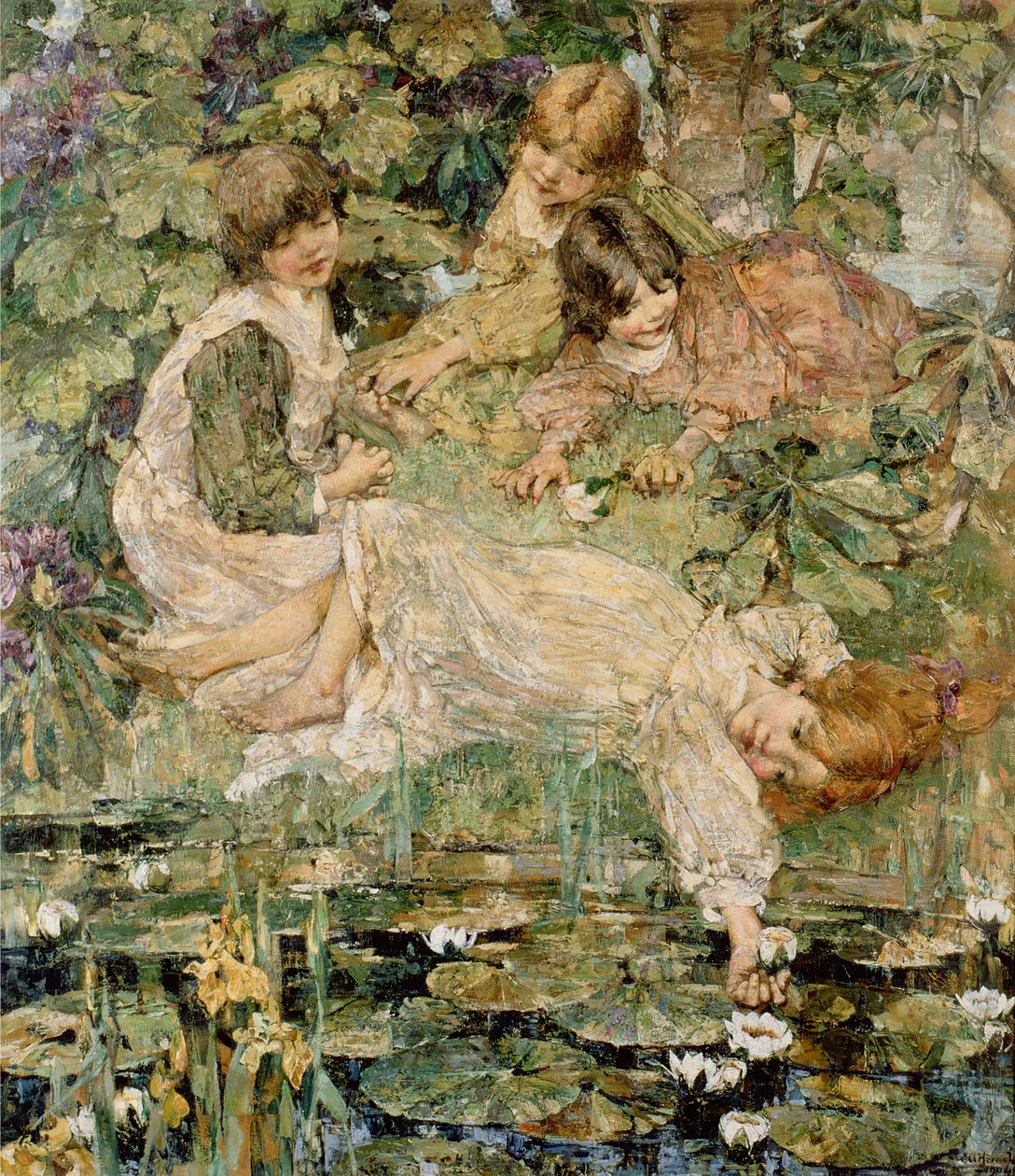 Havuz by Edward Atkinson Hornel