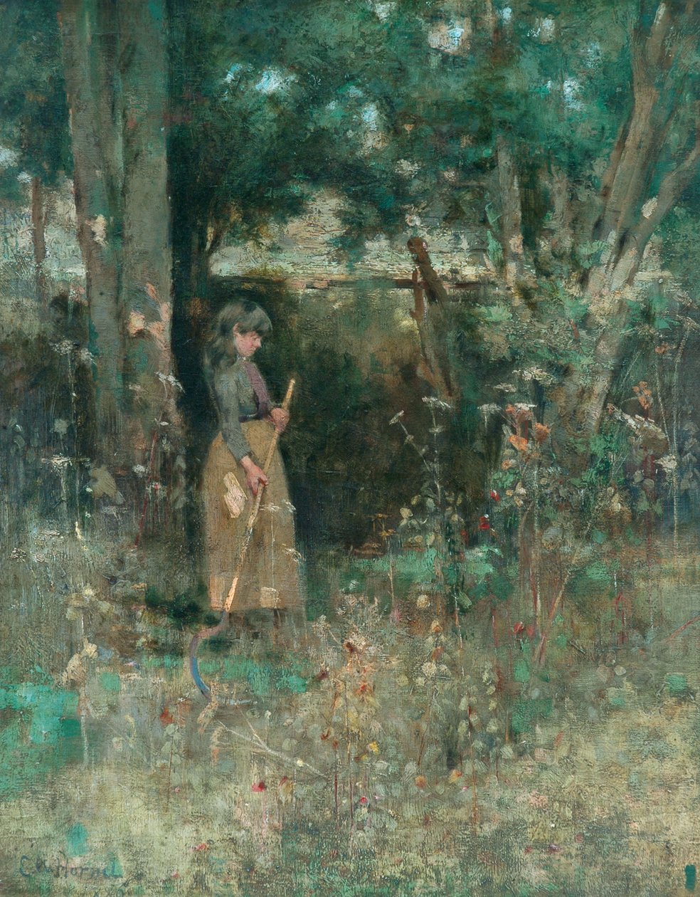 oduncu by Edward Atkinson Hornel
