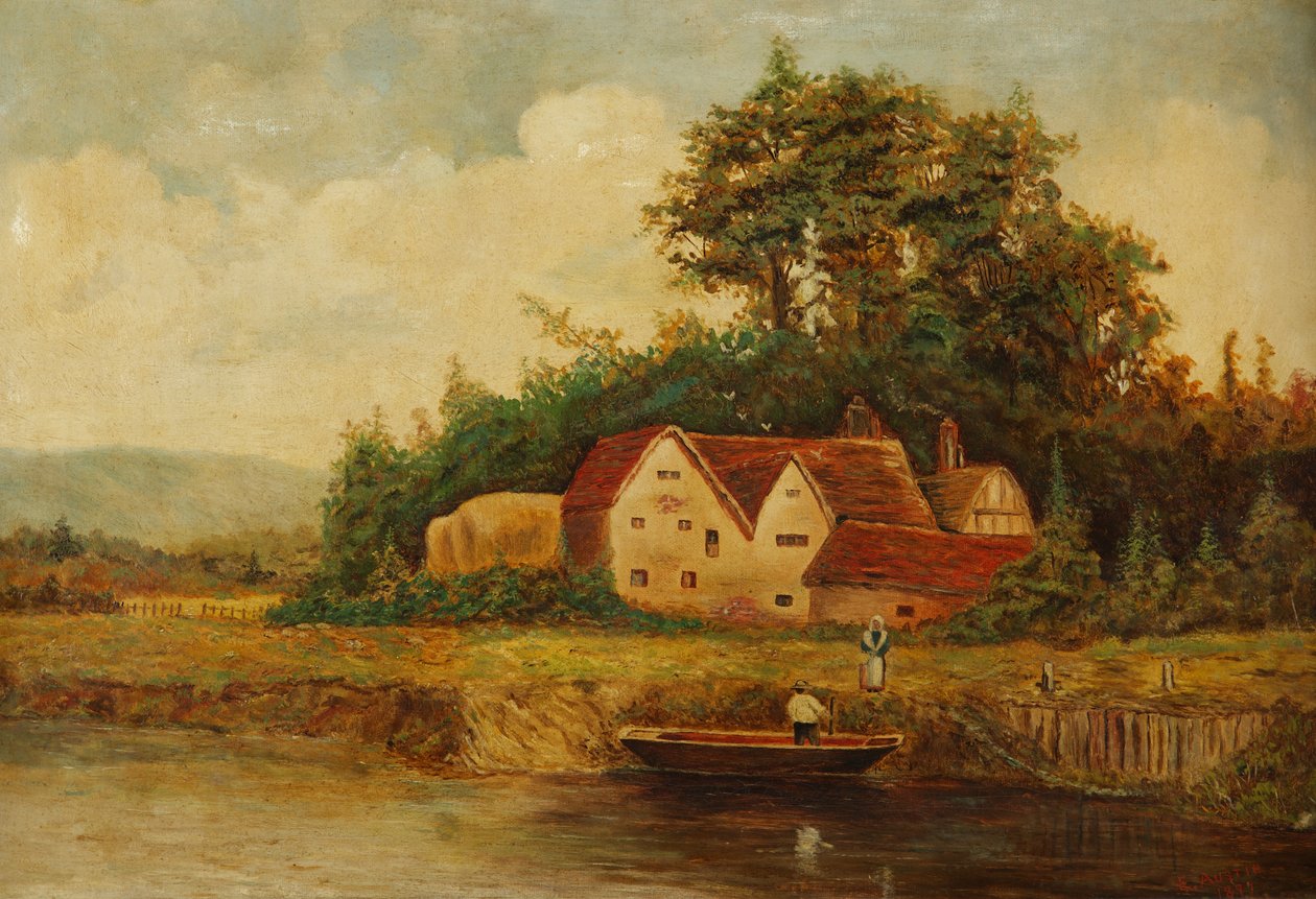 Bir Worcestershire Değirmeni, 1897 by Edward Austin