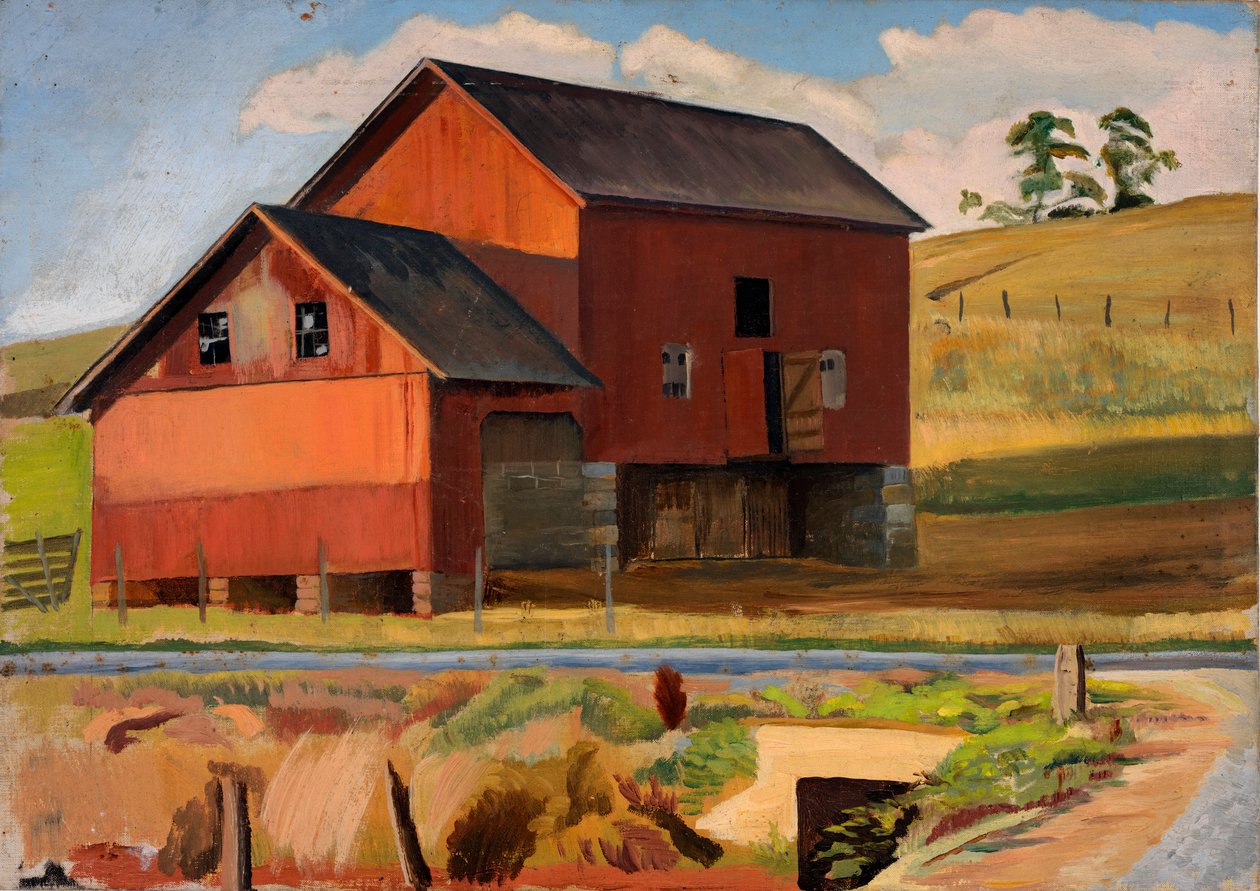 Bluemont Çiftliği, yaklaşık 1932-1937. by Edward Bruce