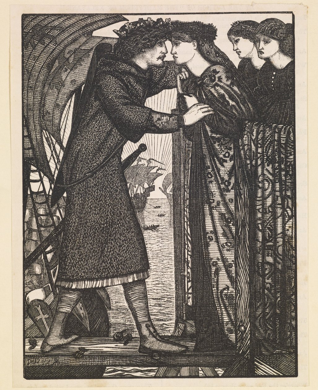 Haçlı Kral Sigurd - Bir İskandinav Destanı by Edward Burne Jones