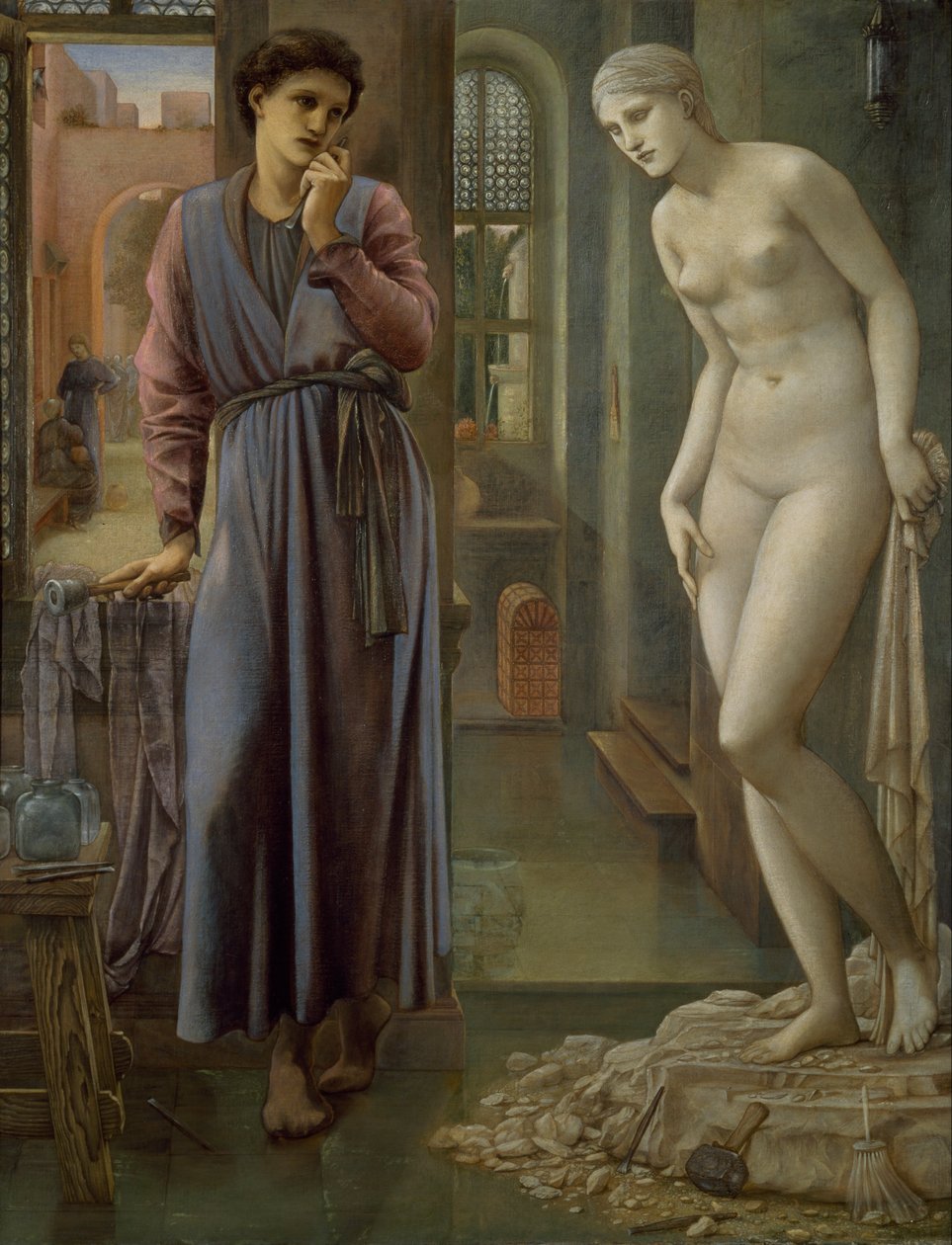 Pygmalion ve İmge - El Kaçınıyor by Edward Burne Jones