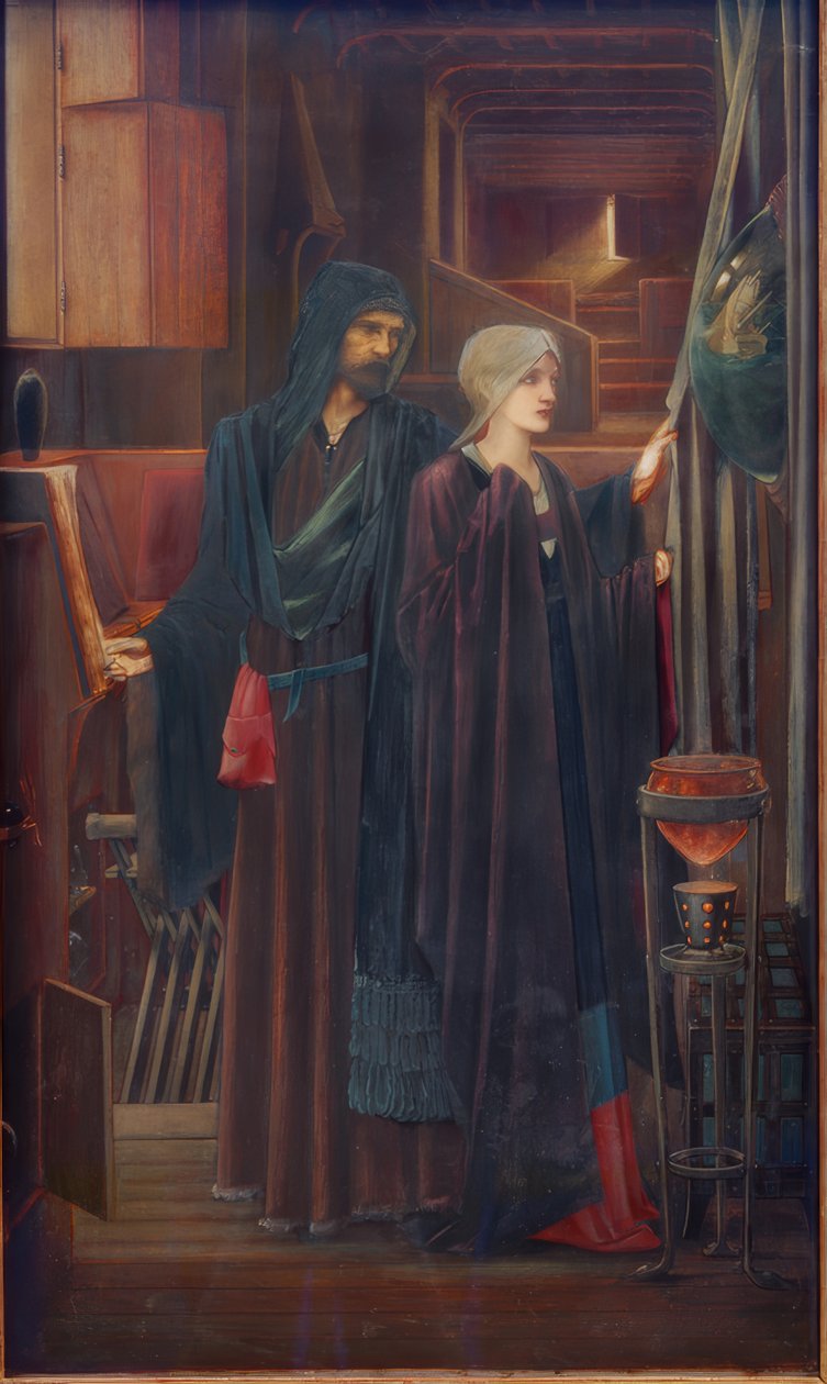 Büyücü by Edward Burne Jones