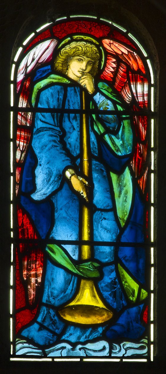 Oxford Harris Manchester Koleji, Morris & Co., Edward Burne-Jones, Yaratılış Günleri, 1895 by Edward Burne Jones