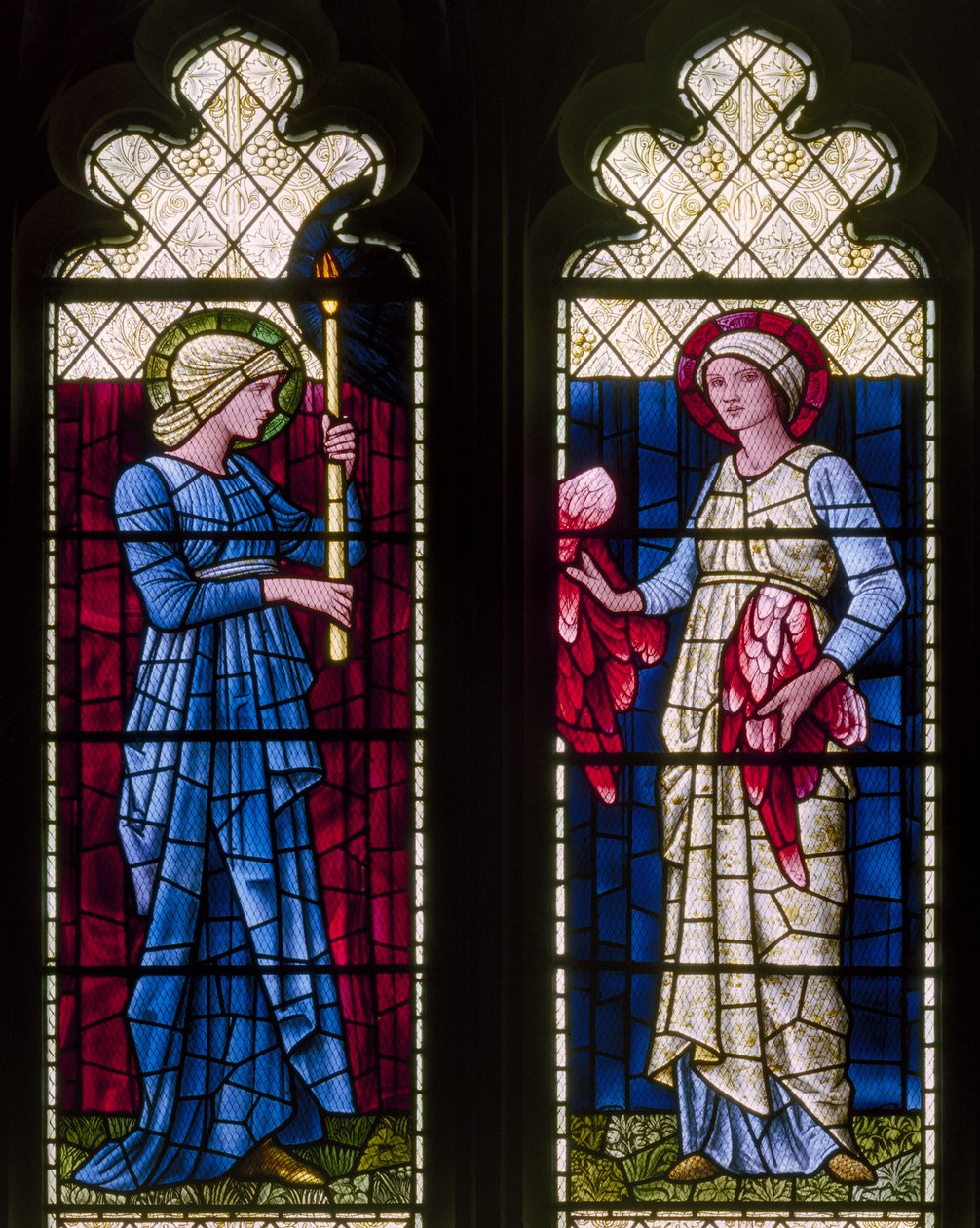 Oxford Harris Manchester College, Morris & Co., Edward Burne-Jones, Liberty & Truth, 1895 by Edward Burne Jones