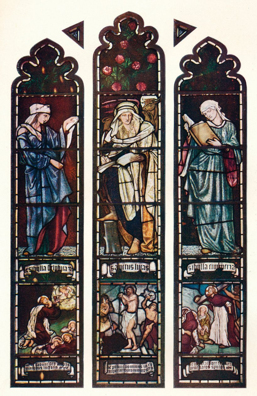 Sibyl Penceresi, İsa Koleji Şapeli, Cambridge, c1872 by Edward Burne Jones