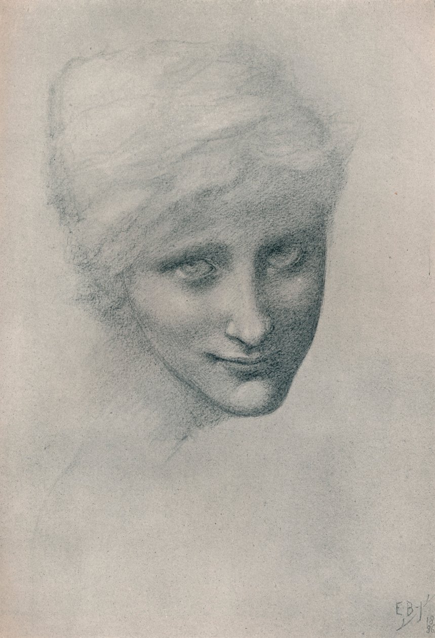 Deniz Kızı İncelemesi, Denizin Derinliklerinde, 1886 by Edward Burne Jones