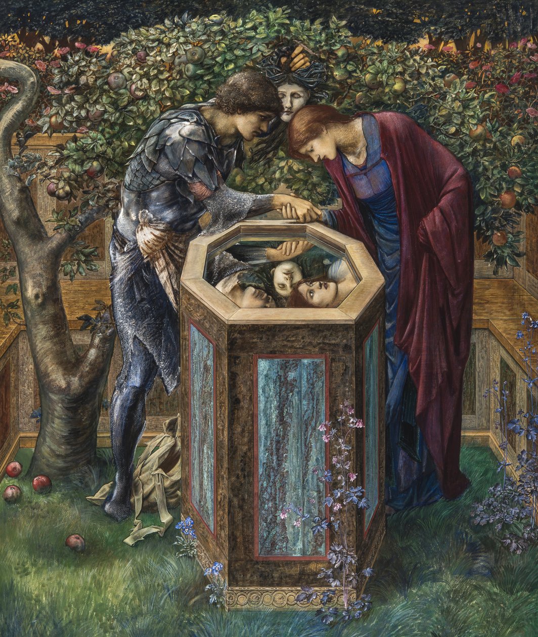 The Baleful Head, c.1876 (gouache) (see also 70777) by Edward Burne Jones