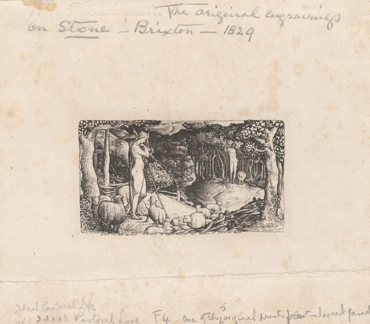 İdeal Kırsal Yaşam by Edward Calvert