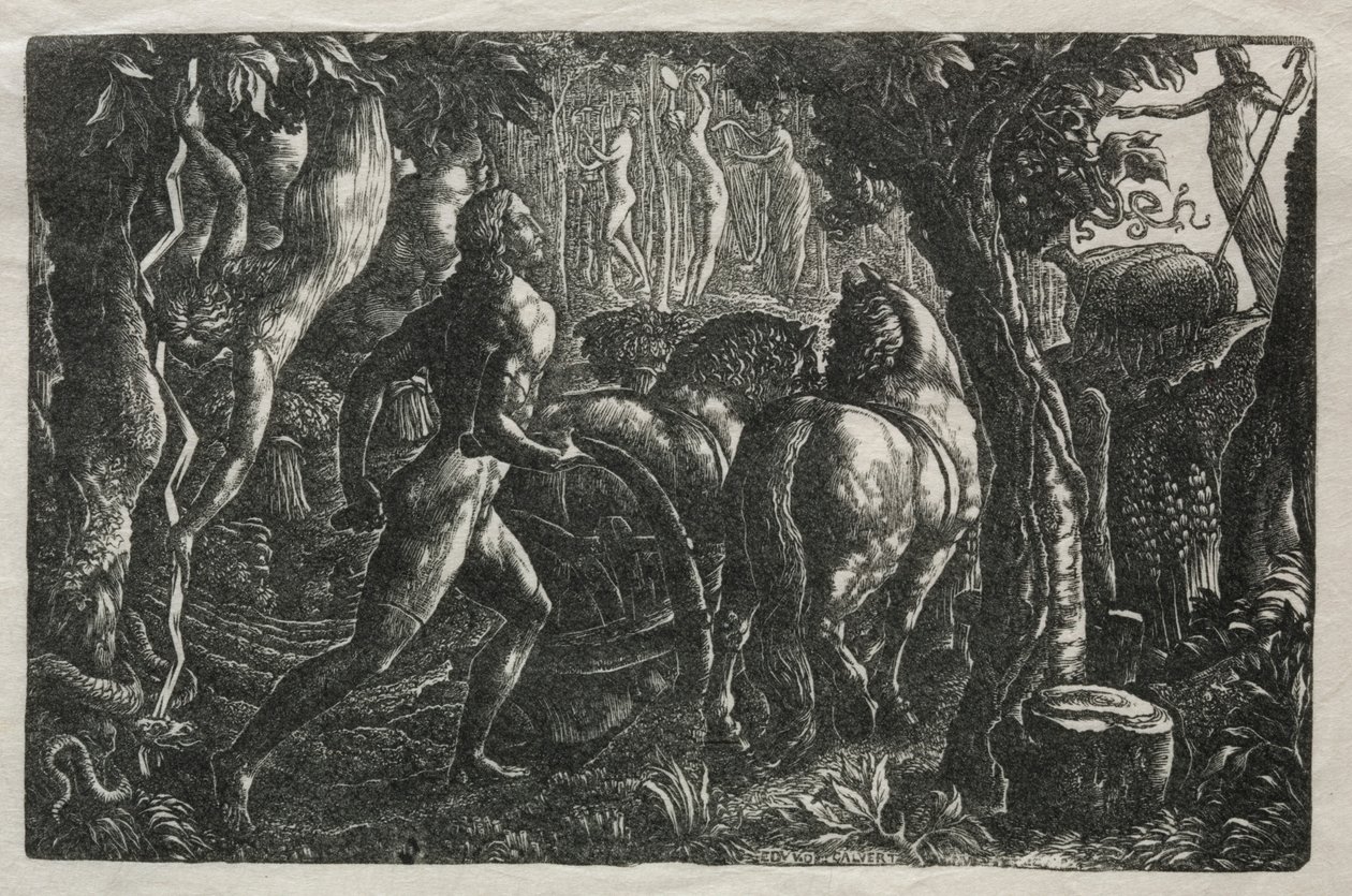 Plowman, 1829. by Edward Calvert