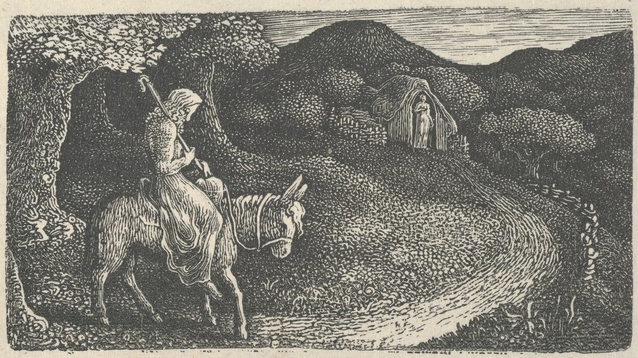 Eve Dönüş, 1830. by Edward Calvert