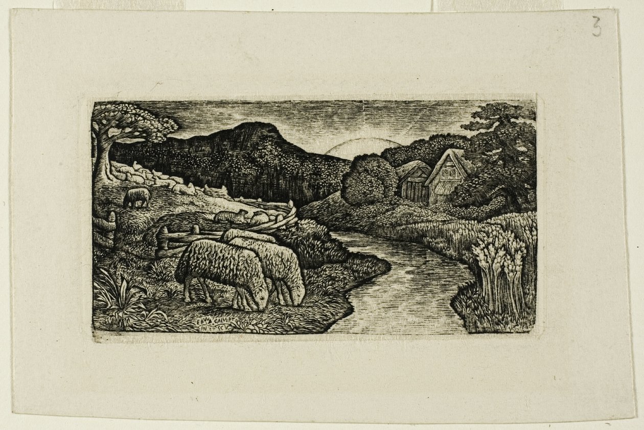 Bu Çayırın Koyunları by Edward Calvert