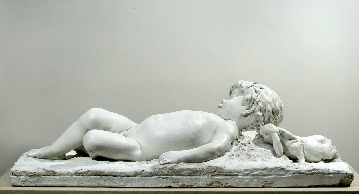 Uyuyan Faun (alçı) by Edward Clark Potter