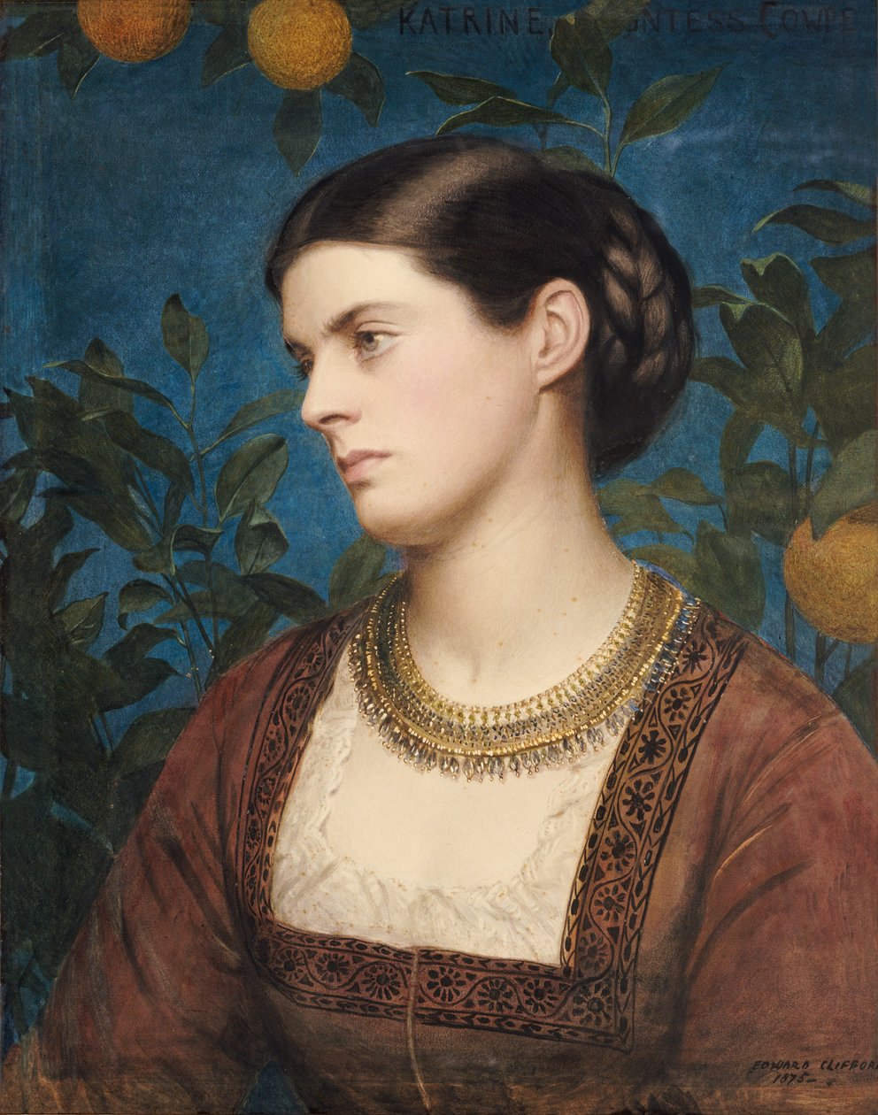 Katrine, Kontes Cowper, 1875 by Edward Clifford