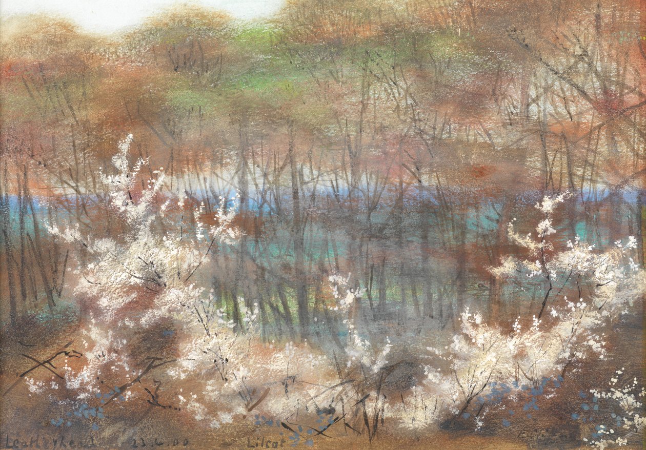 Leatherhead, Surrey (suluboya) by Edward Clifford