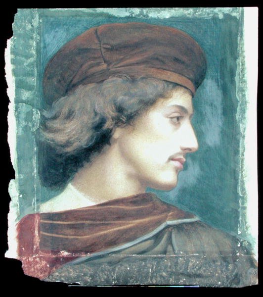 Tito Melema (kağıt üzerine sulu boya) by Edward Clifford