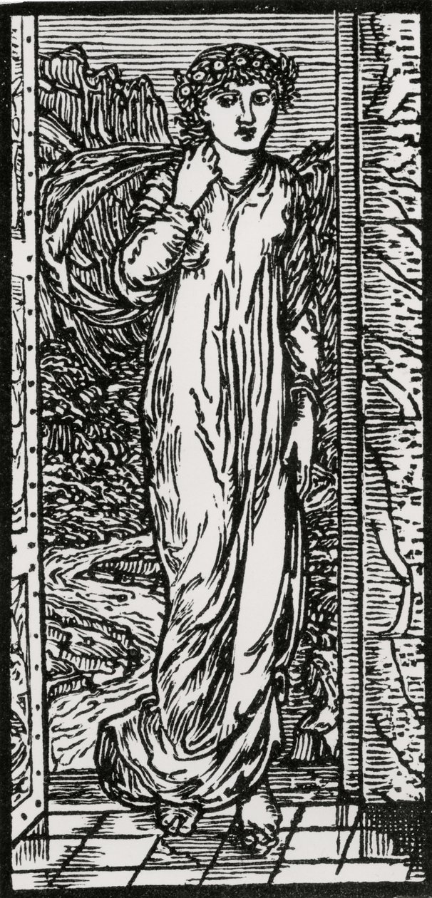 Bahçedeki Ruh by Edward Coley (after) Burne Jones