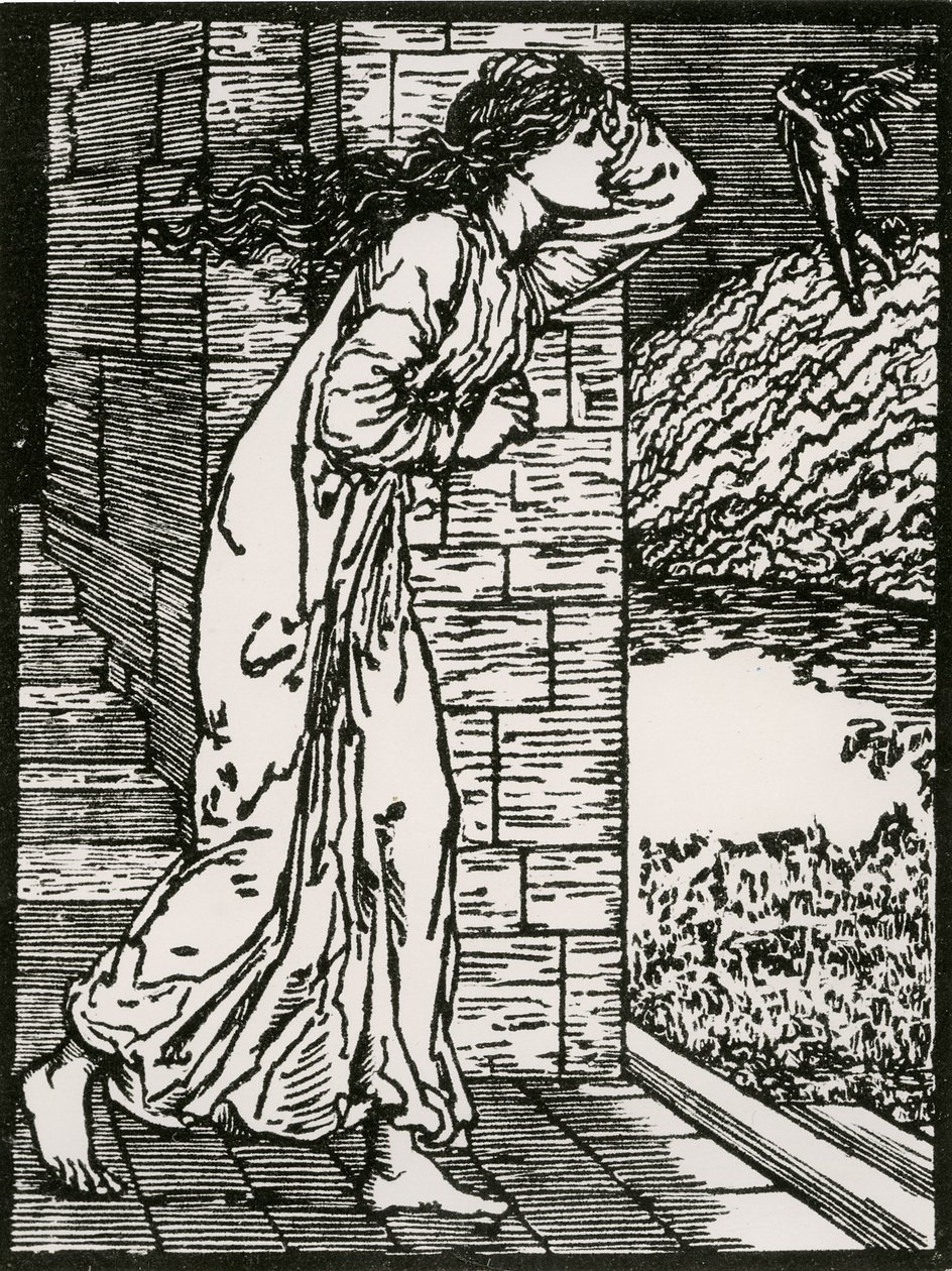 Saraydan fırlayan ruh by Edward Coley (after) Burne Jones