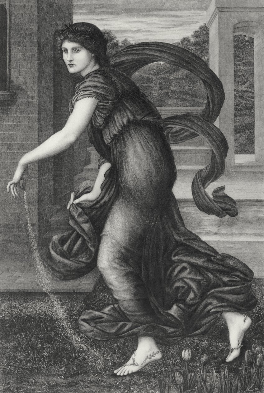 Bahar by Edward Coley (after) Burne Jones