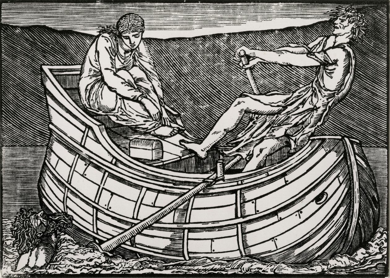 Yükselen kafa by Edward Coley (after) Burne Jones