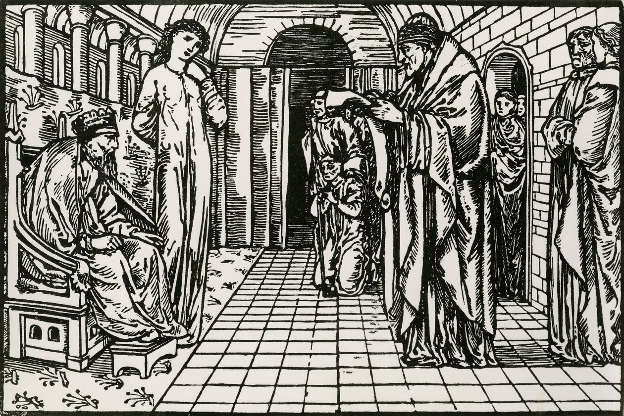 kahin by Edward Coley (after) Burne Jones