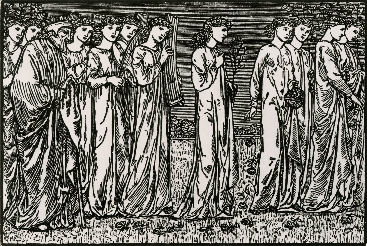 Tepeye Geçiş by Edward Coley (after) Burne Jones