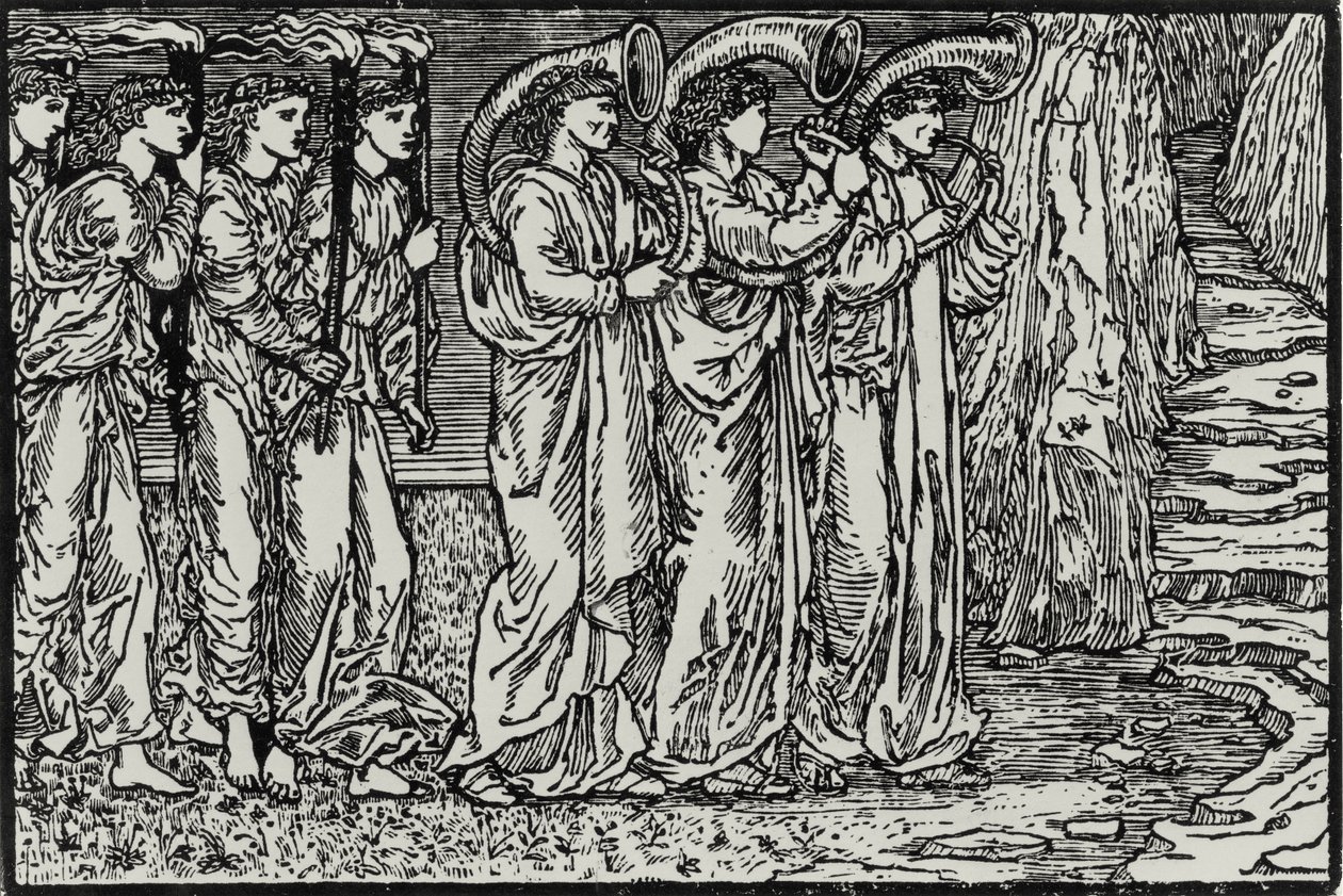 Tepeye Geçiş by Edward Coley (after) Burne Jones