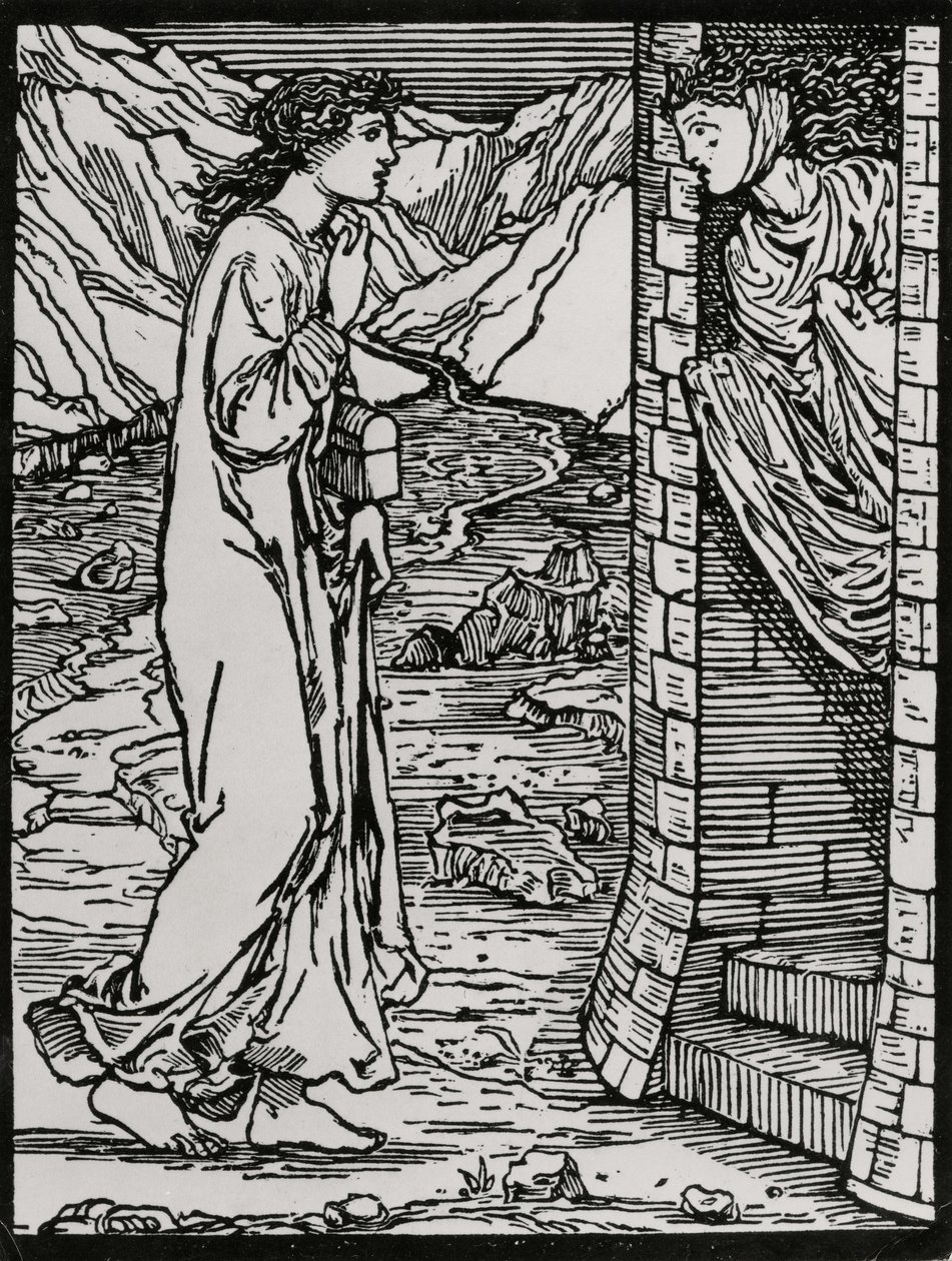 Konuşan Kule by Edward Coley (after) Burne Jones