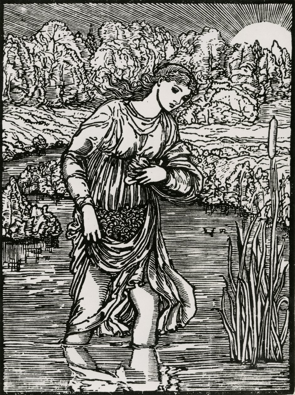 Sazların Görevi by Edward Coley (after) Burne Jones