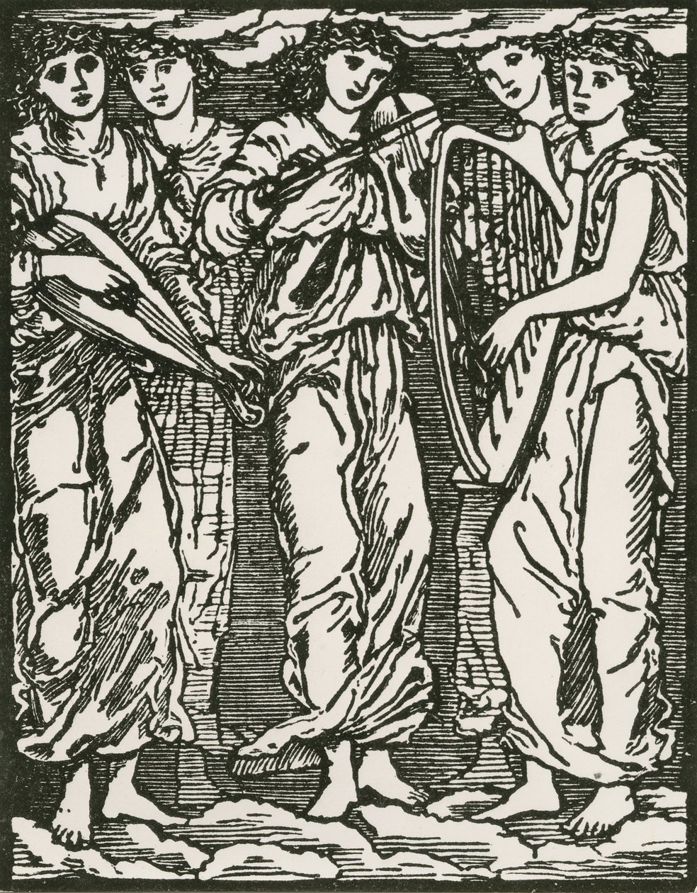 başlıksız by Edward Coley (after) Burne Jones