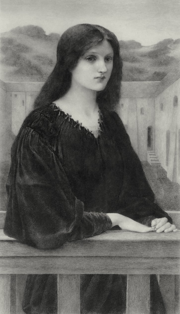 akşam sessizliği by Edward Coley (after) Burne Jones
