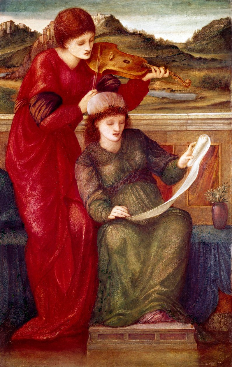 Müzik Alegorisi by Edward Coley Burne-Jones