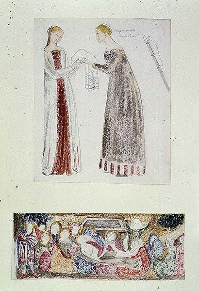 No.1084-f.10 (TtoB) İki Hizmetçi, Giovanni da Milano