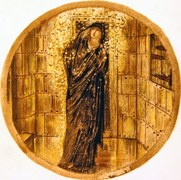 Çiçek Kitabı: XVIII. Altın duş by Edward Coley Burne Jones