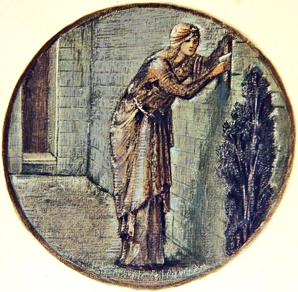 Çiçek Kitabı: XXIV. Duvar Buluşması by Edward Coley Burne Jones