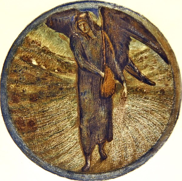Çiçek Kitabı: XXXIII. En acı Ayçekirdeği by Edward Coley Burne Jones