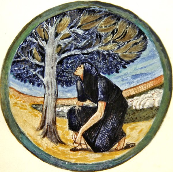 Çiçek Kitabı: XXXVII. ateş ağacı by Edward Coley Burne Jones
