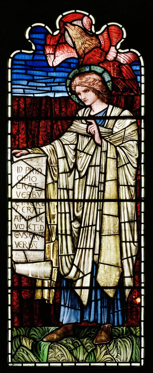 Ashton Under Lyne, Albion Cemaat Kilisesi, Morris & Co., Edward Burne-Jones, St Matthew, 1896 by Edward Burne Jones
