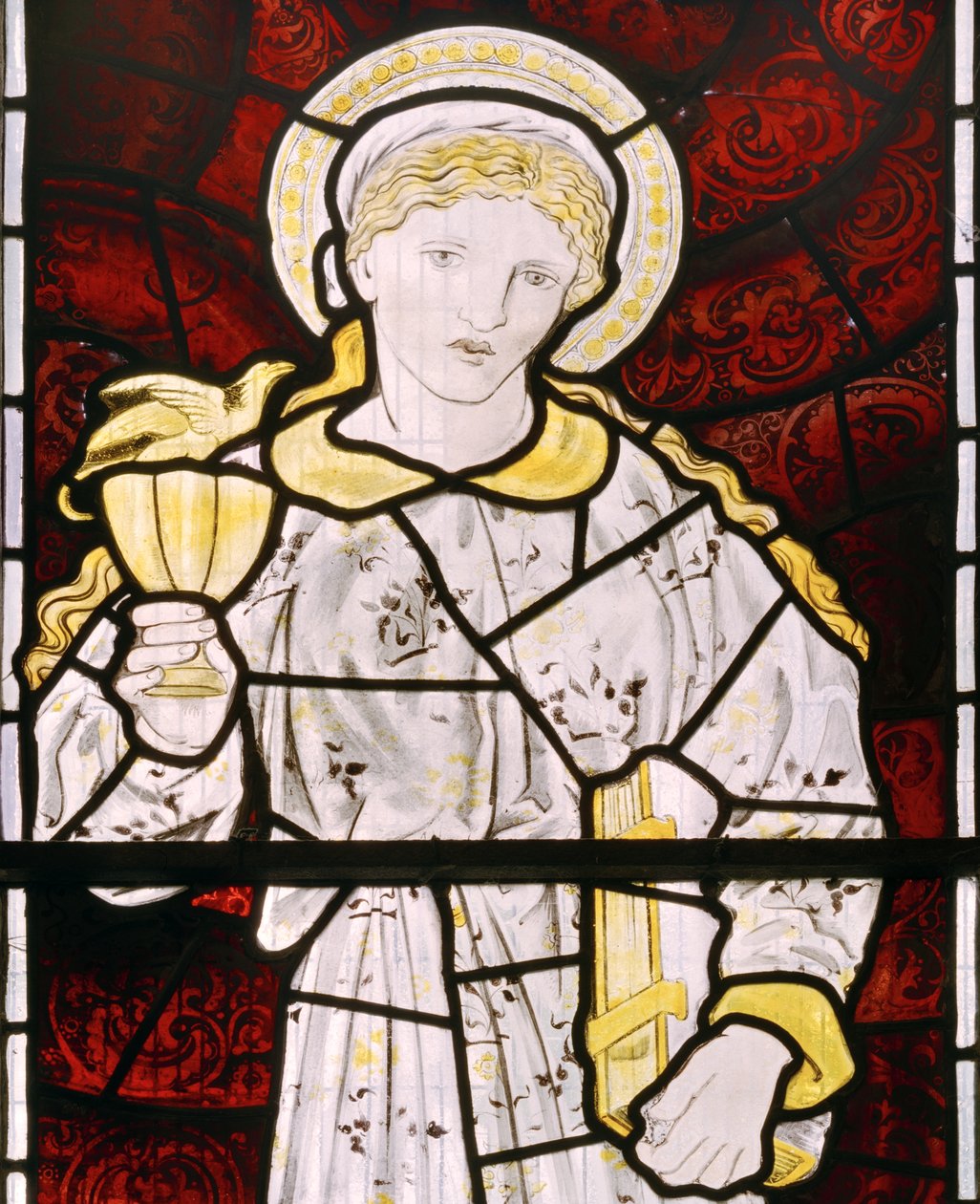 Bicester, Morris, Marshall, Faulkner & Co, Edward Burne-Jones, Faith, 1866 by Edward Burne Jones