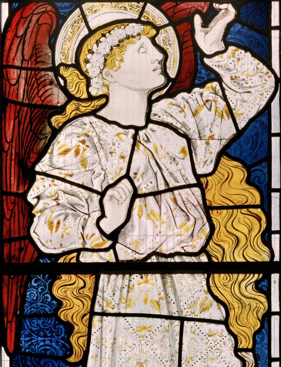 Bisceter, St Edberg, Morris, Marshall, Faulkner & Co, Edward Burne-Jones, Hope, 1866 by Edward Burne Jones