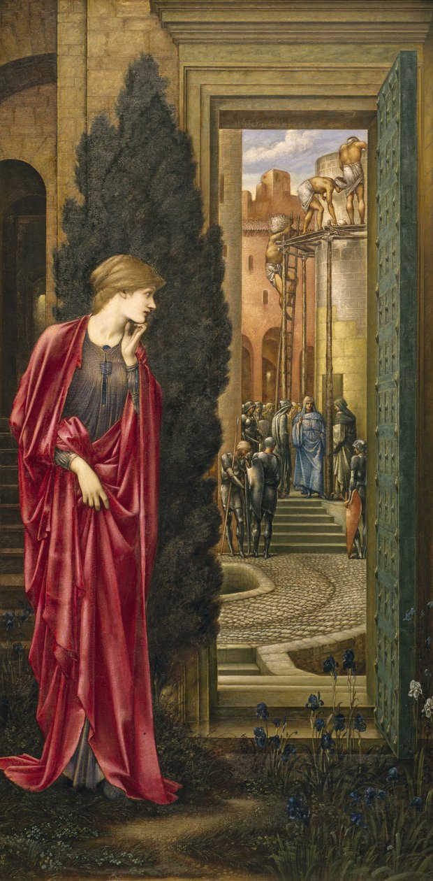 Danae veya Pirinç Kulesi by Edward Coley Burne Jones