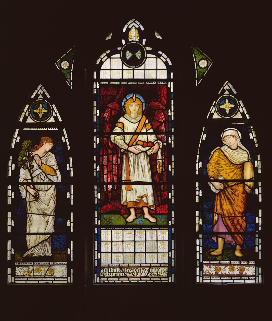 Dorothea ve Theophilus, c.1861-62 by Edward Burne Jones