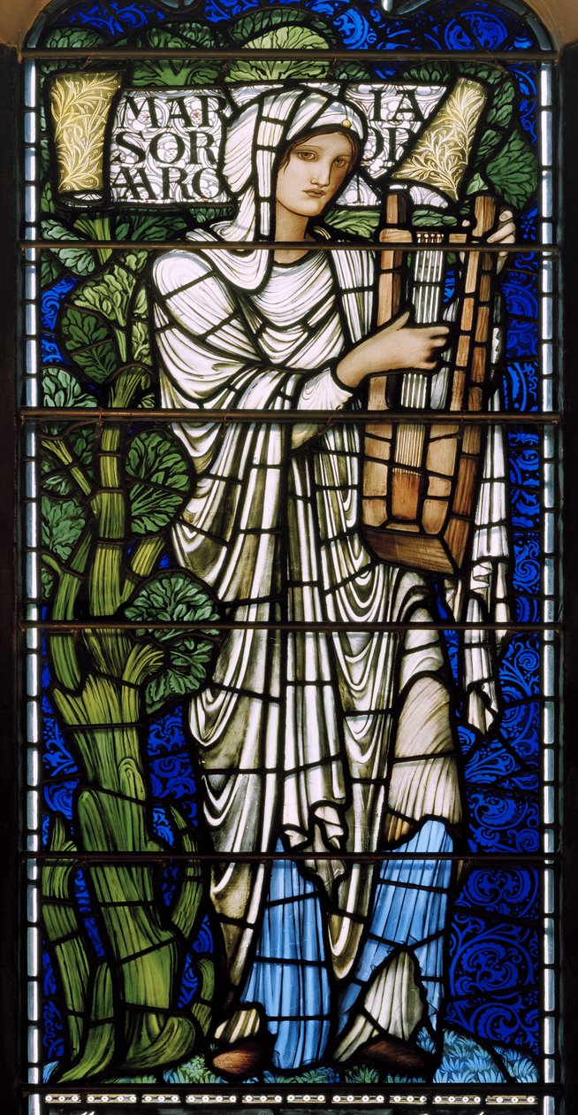 Edinburgh, St Giles Katedrali, Morris & Co., Edward Burne-Jones, Maria, 1886 by Edward Burne Jones