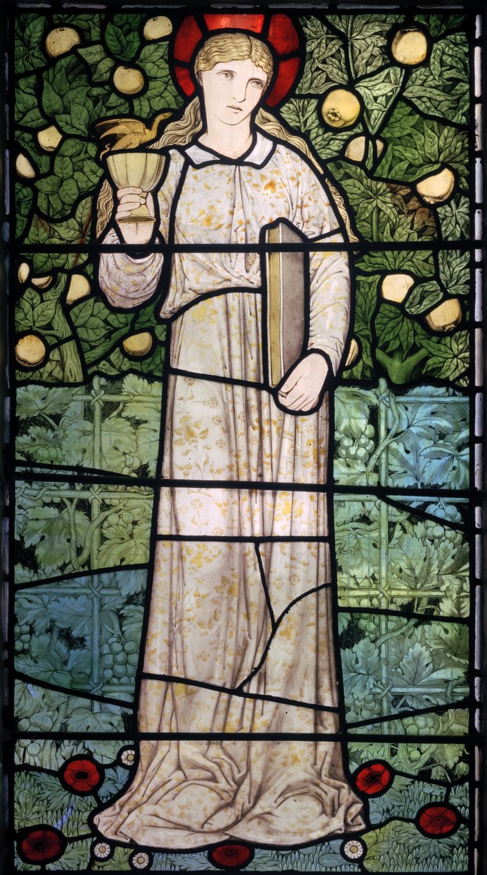 İnanç, 1867 (vitray) by Edward Burne Jones