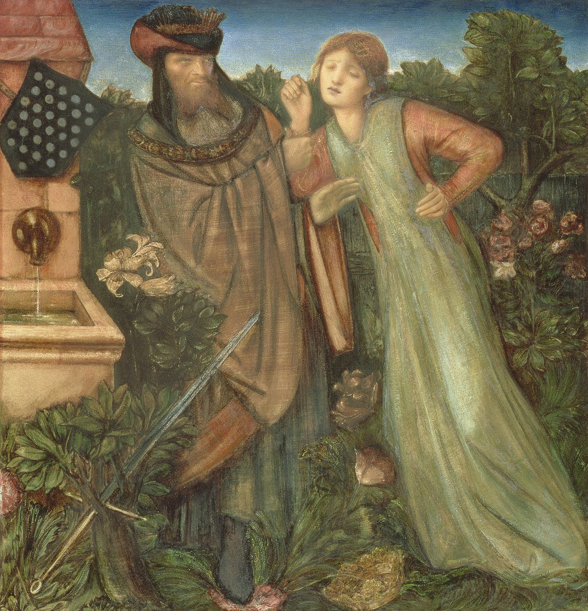 Kral Mark ve Belle Iseult, 1862 by Edward Burne Jones