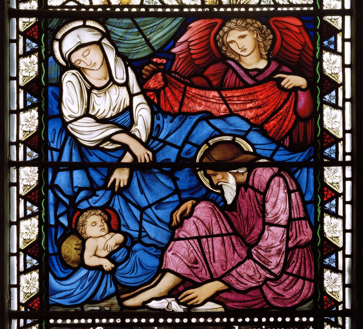 Kirkcaldy Old Kirk, Morris & Co., Edward Burne-Jones, The Nativity, 1886 by Edward Burne Jones